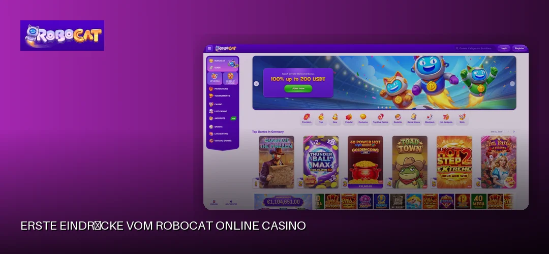 robocat promotional banner