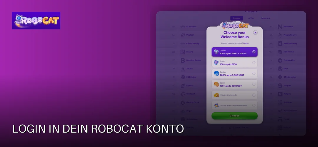 robocat promotional banner